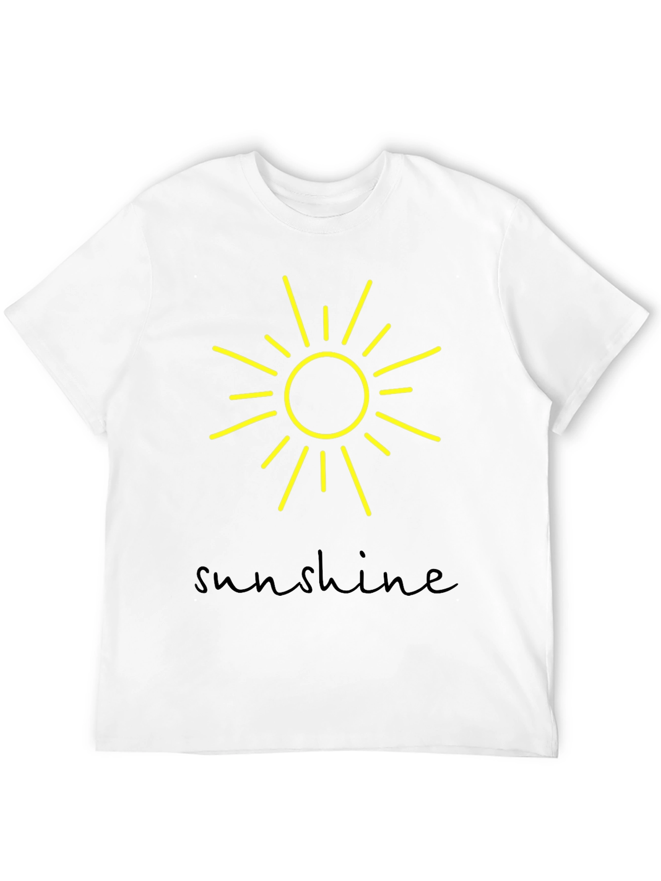 Sunshine Graphic Print Crew Neck T-Shirt