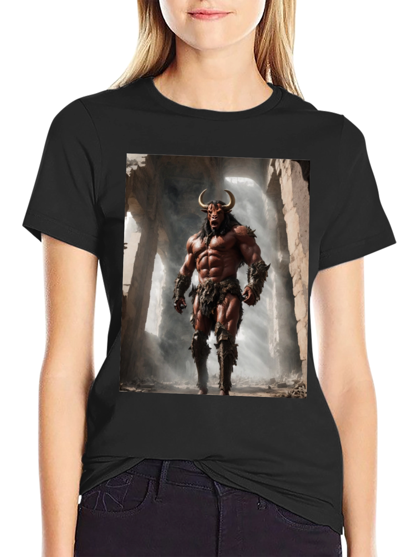 Minotaur Warrior Graphic Tee