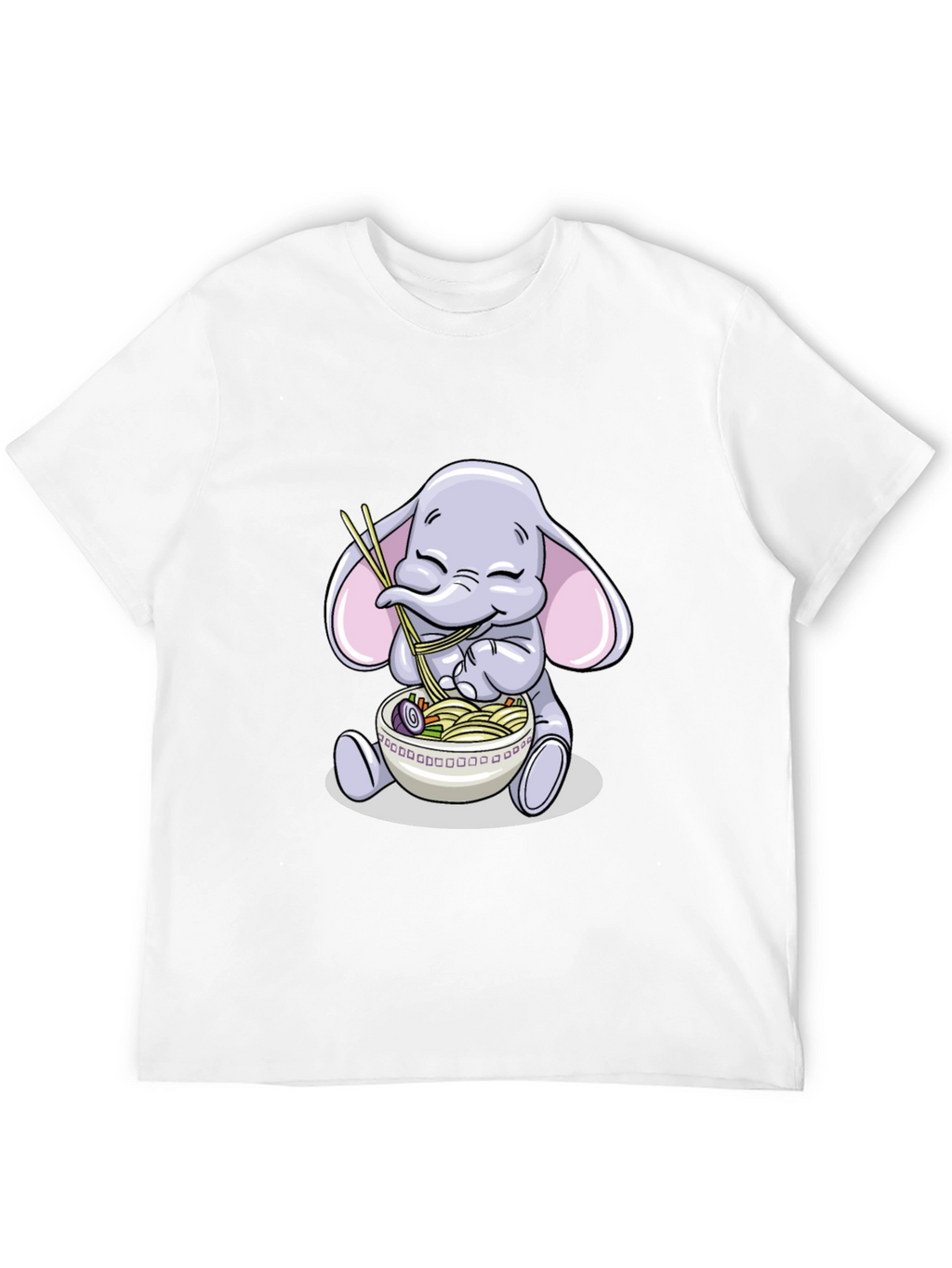 Cute Elephant Ramen T-Shirt