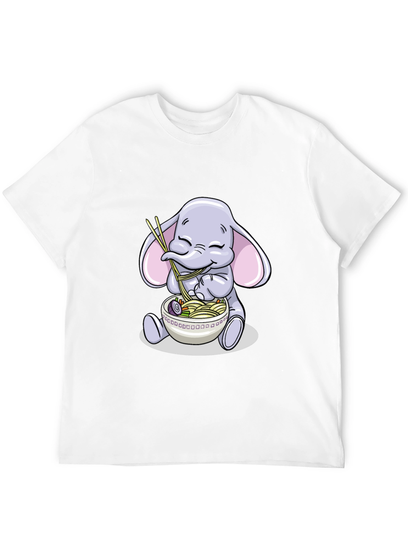 Cute Elephant Ramen T-Shirt