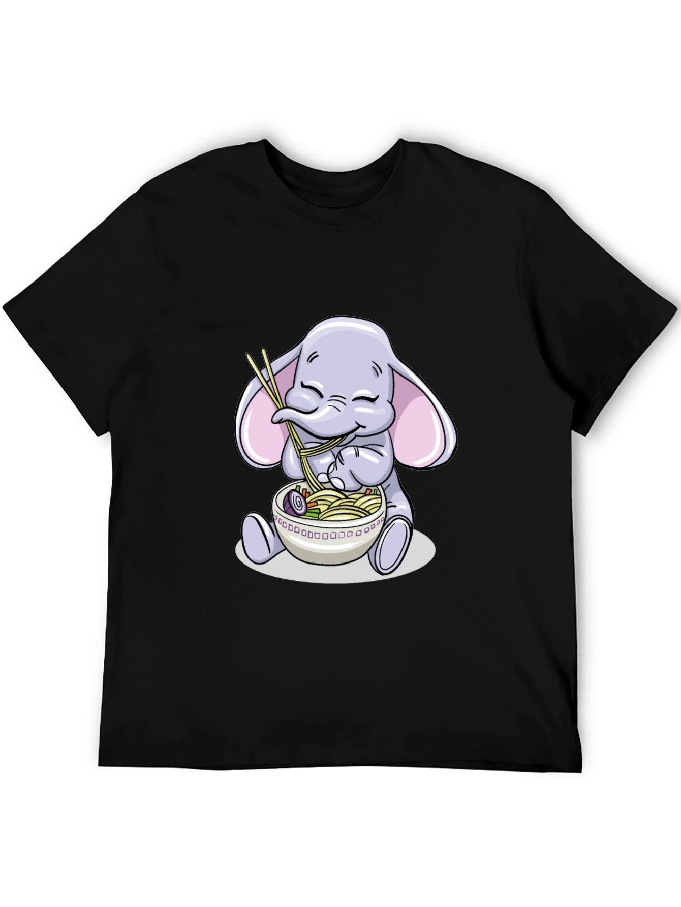 Cute Elephant Ramen T-Shirt