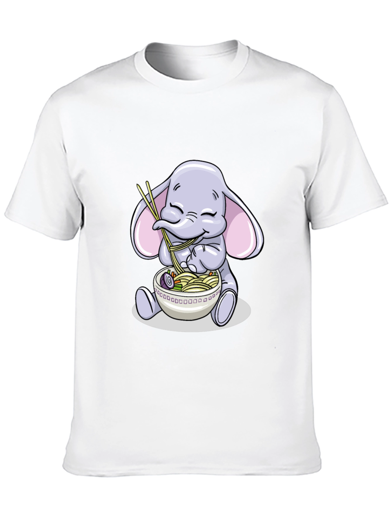 Cute Elephant Ramen T-Shirt