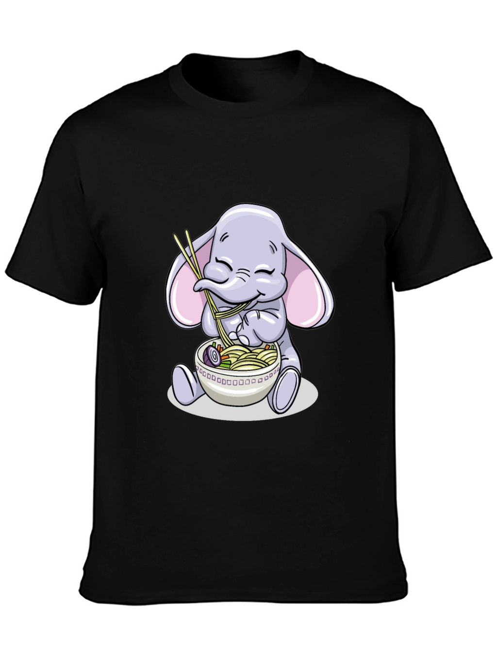 Cute Elephant Ramen T-Shirt