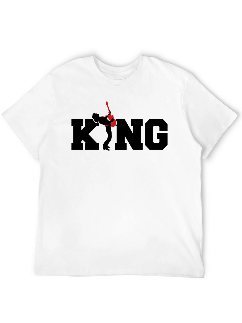 King Guitar Graphic T-Shirt - Black