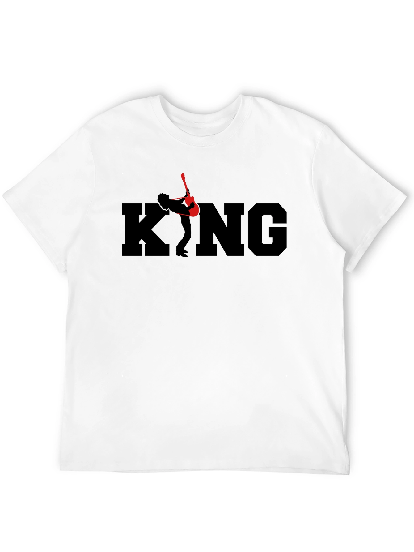 King Guitar Graphic T-Shirt - Black