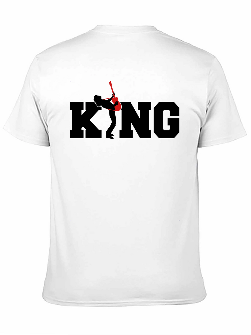 King Guitar Graphic T-Shirt - Black