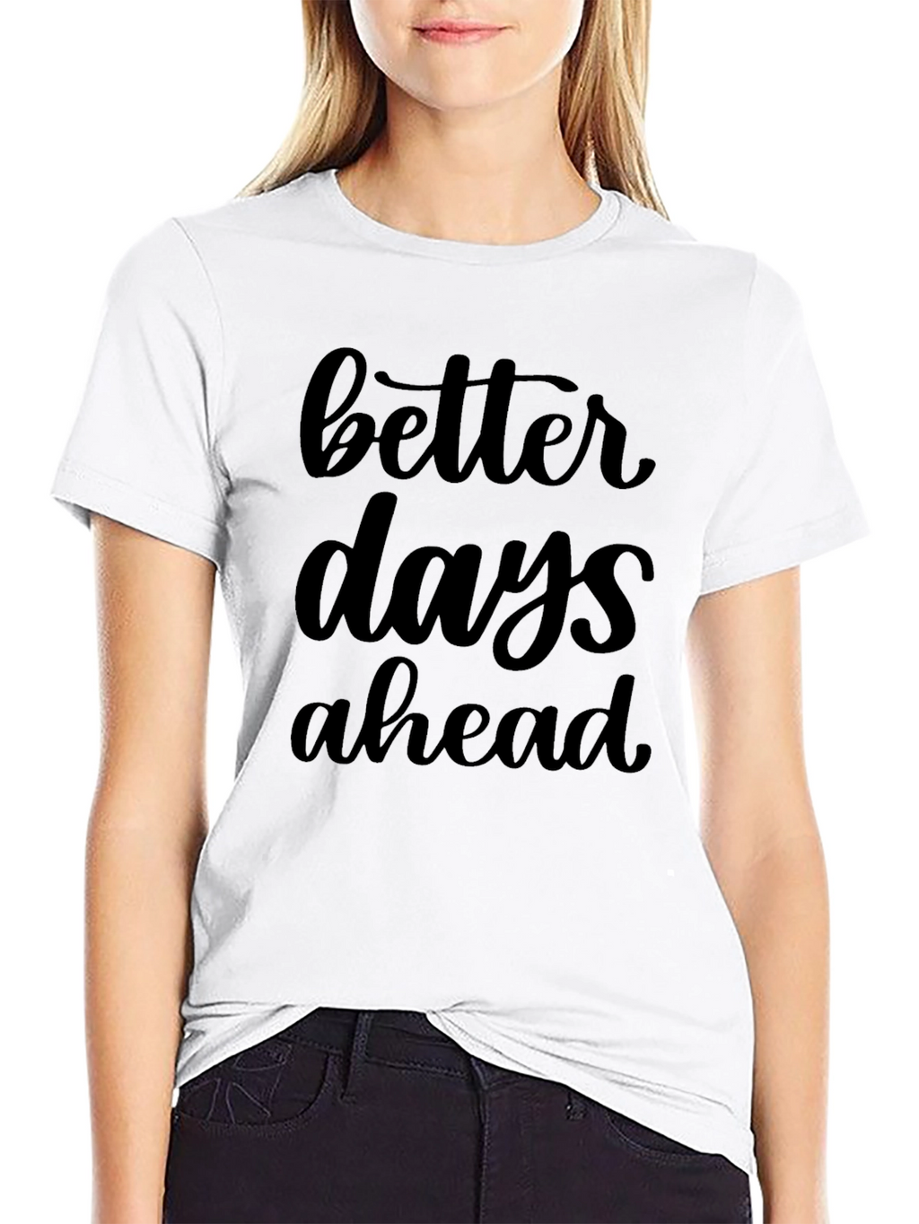 Better Days Ahead Graphic Tee - Black