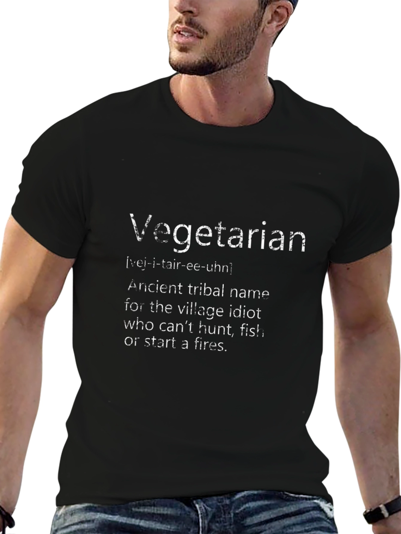 Vegetarian Definition T-Shirt - Humorous Novelty Tee