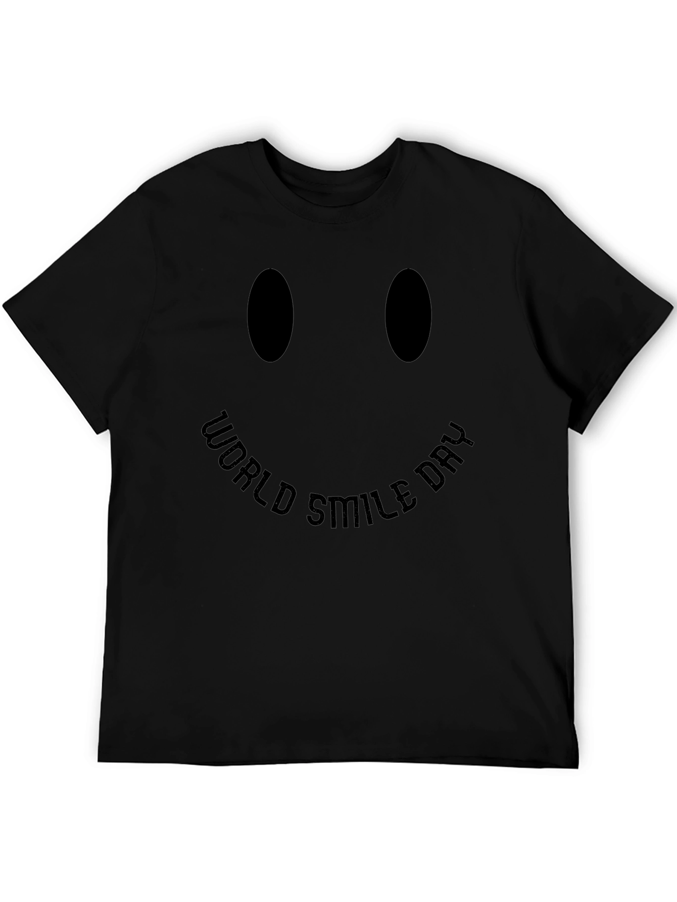 World Smile Day Graphic Tee - Black