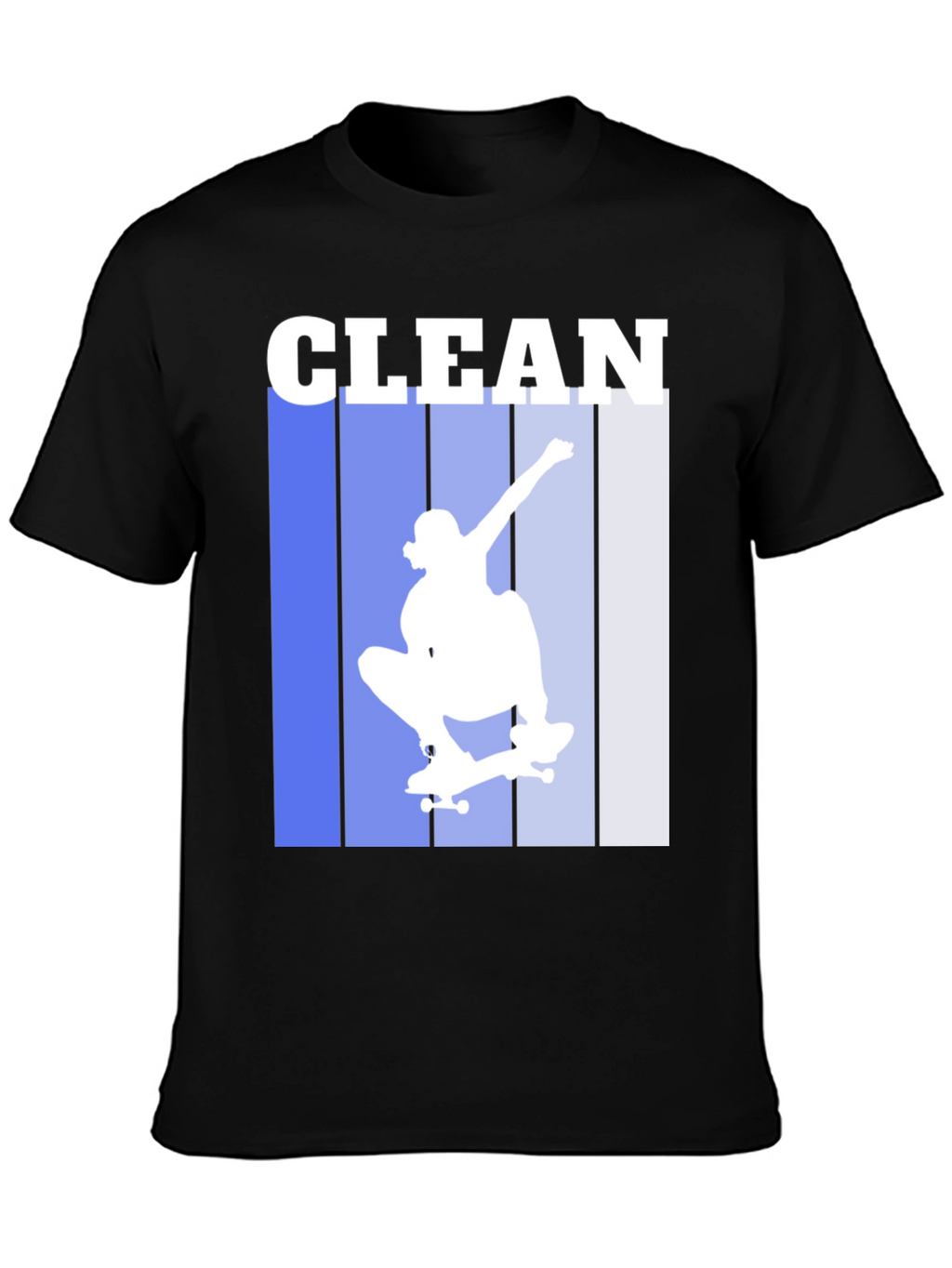 Clean Skater Graphic Tee - Black