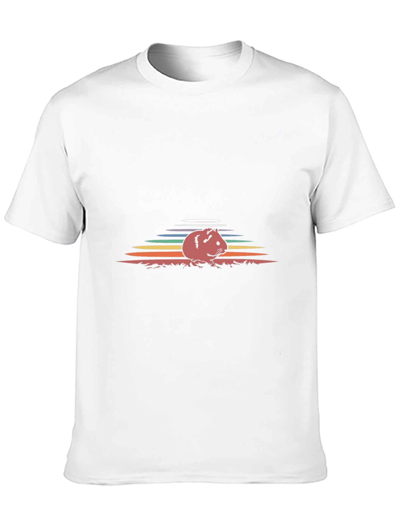 Guinea Pig Sunset T-Shirt - Soft Cotton Tee