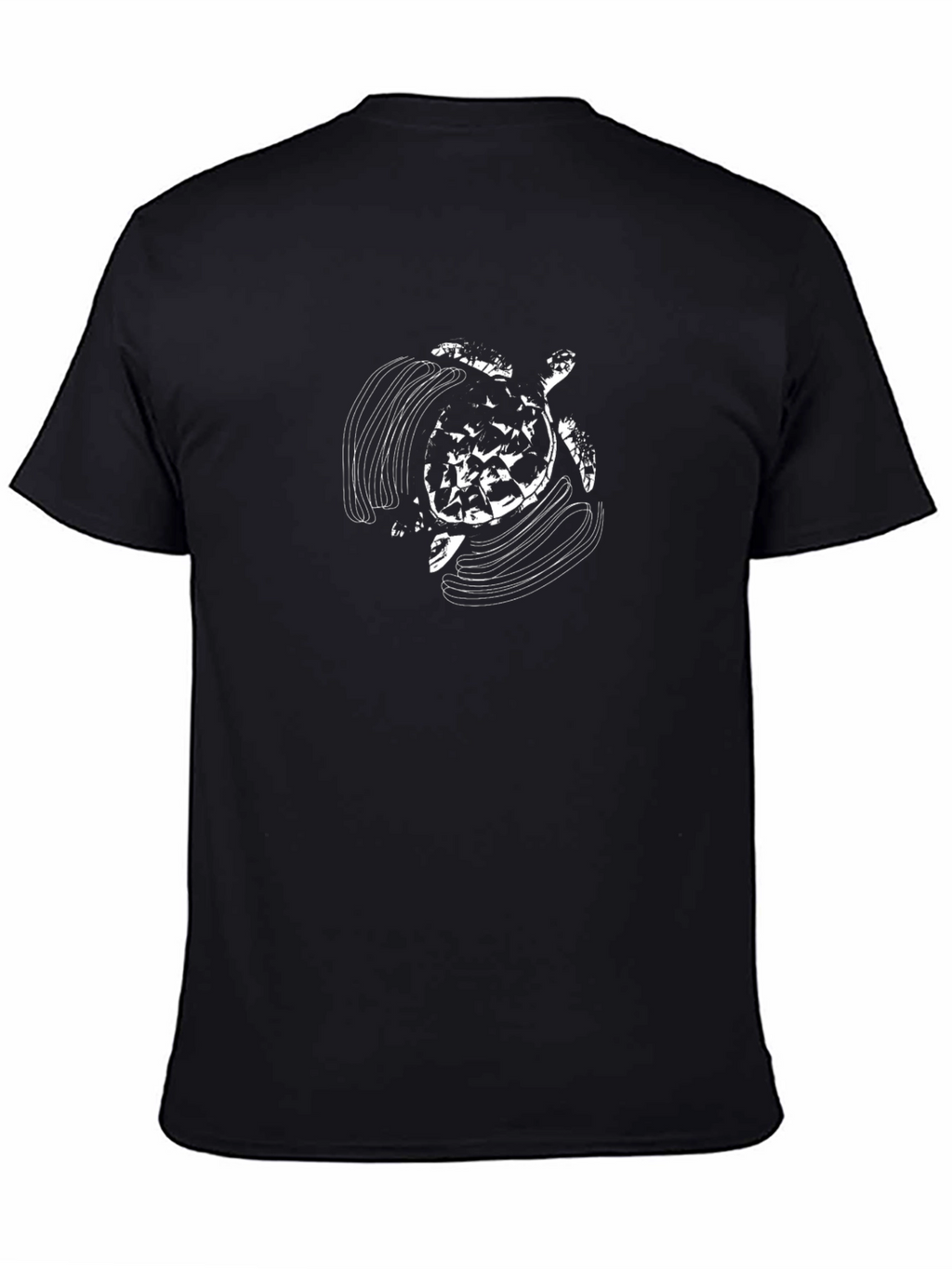 Turtle Graphic Black T-Shirt