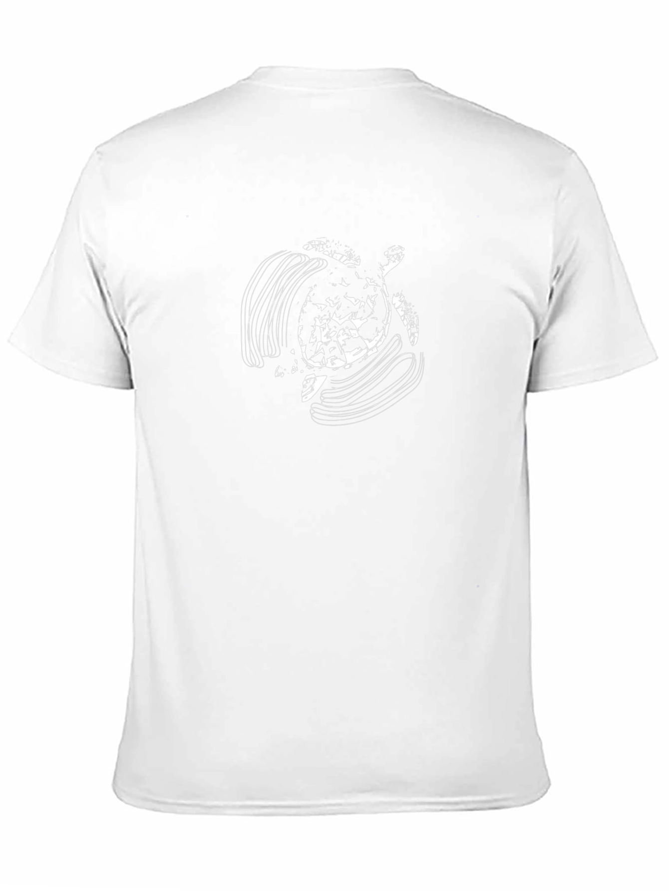 Turtle Graphic Black T-Shirt