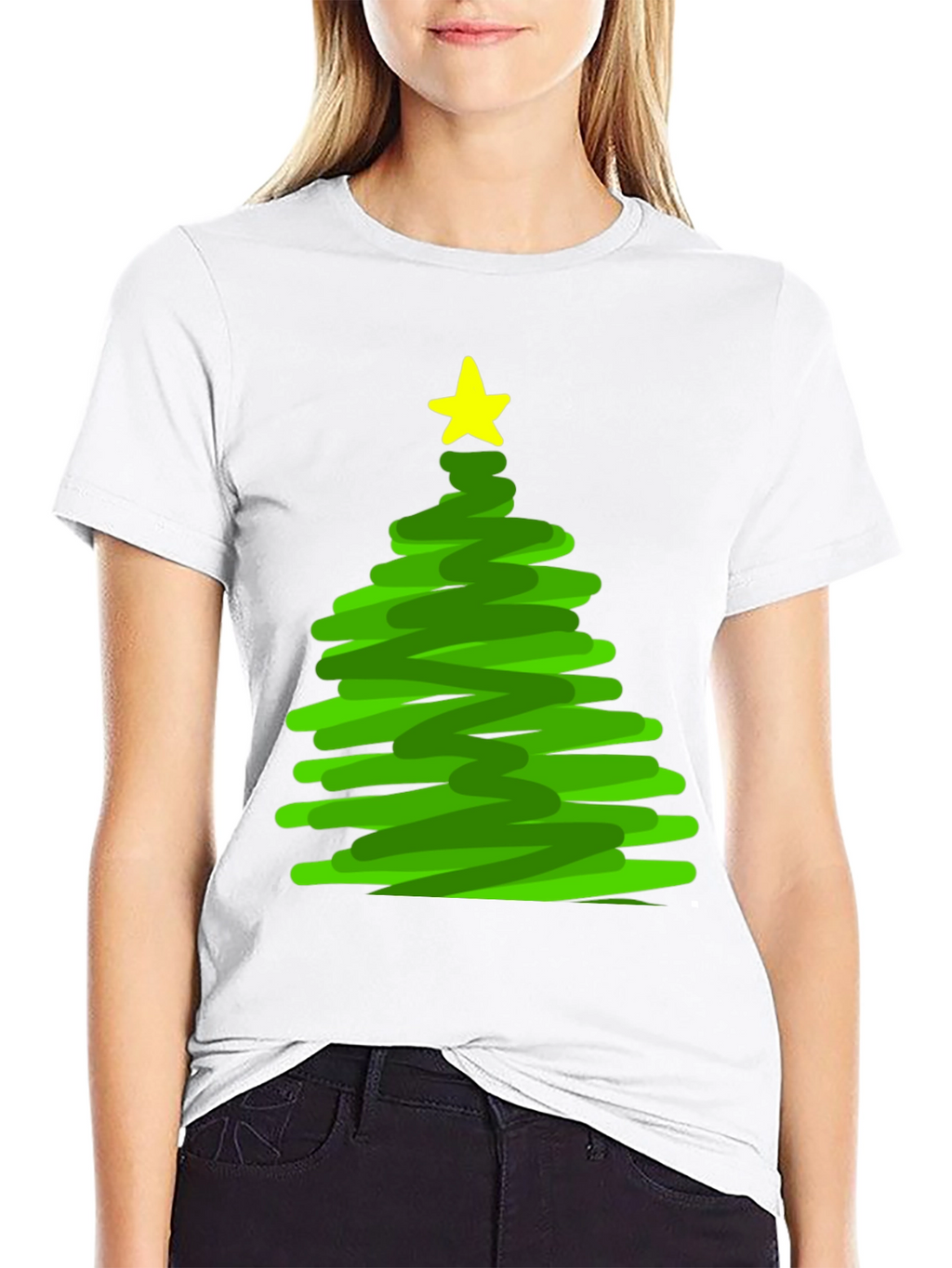 Christmas Tree Doodle T-Shirt