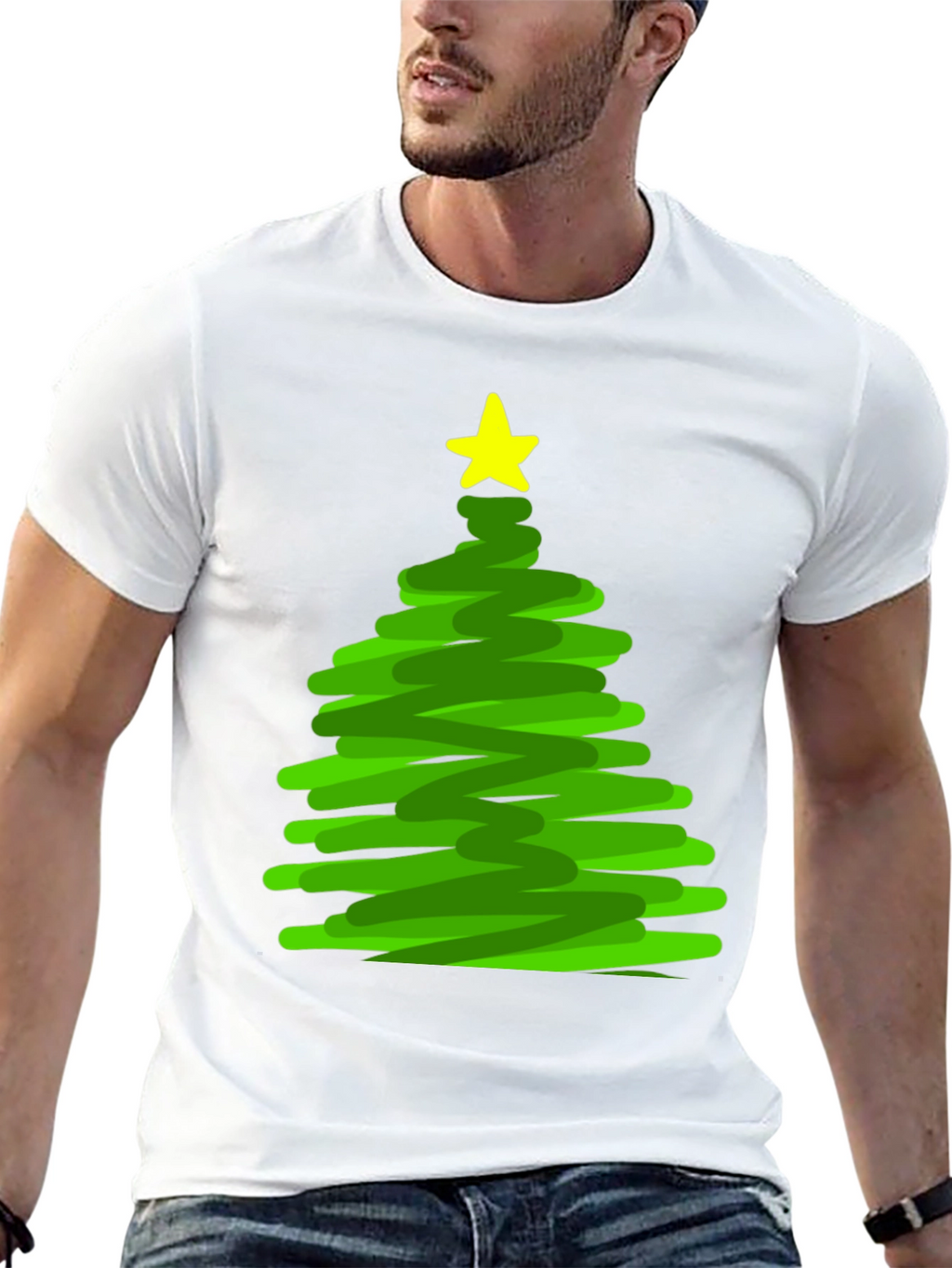 Christmas Tree Doodle T-Shirt