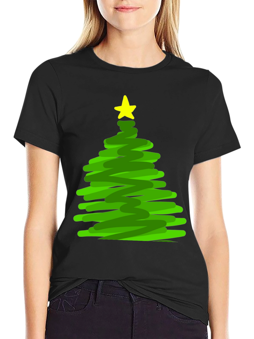 Christmas Tree Doodle T-Shirt