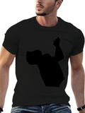 Silhouette Graphic Tee - Mens Black T-Shirt