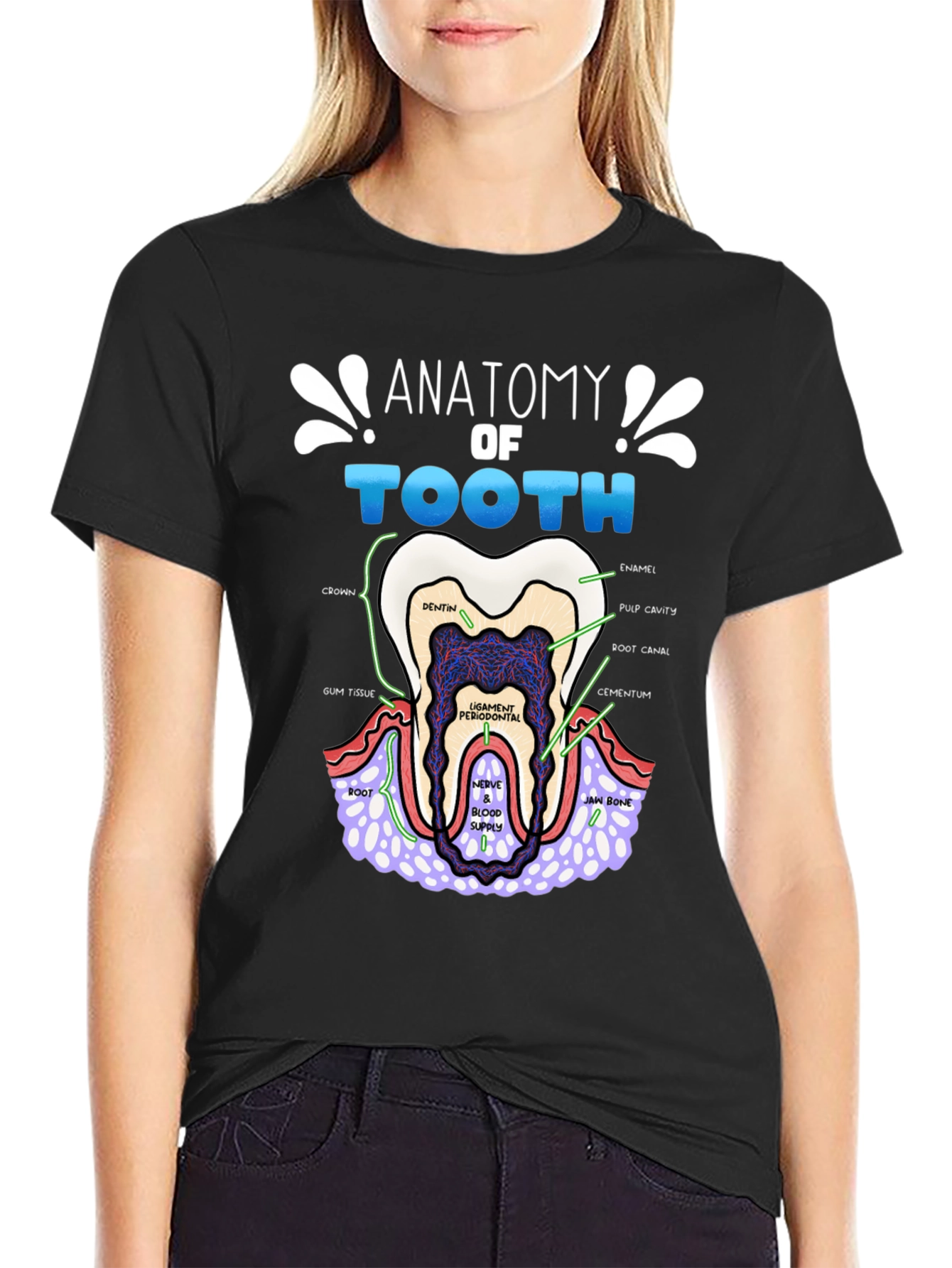 Anatomy of a Tooth T-Shirt