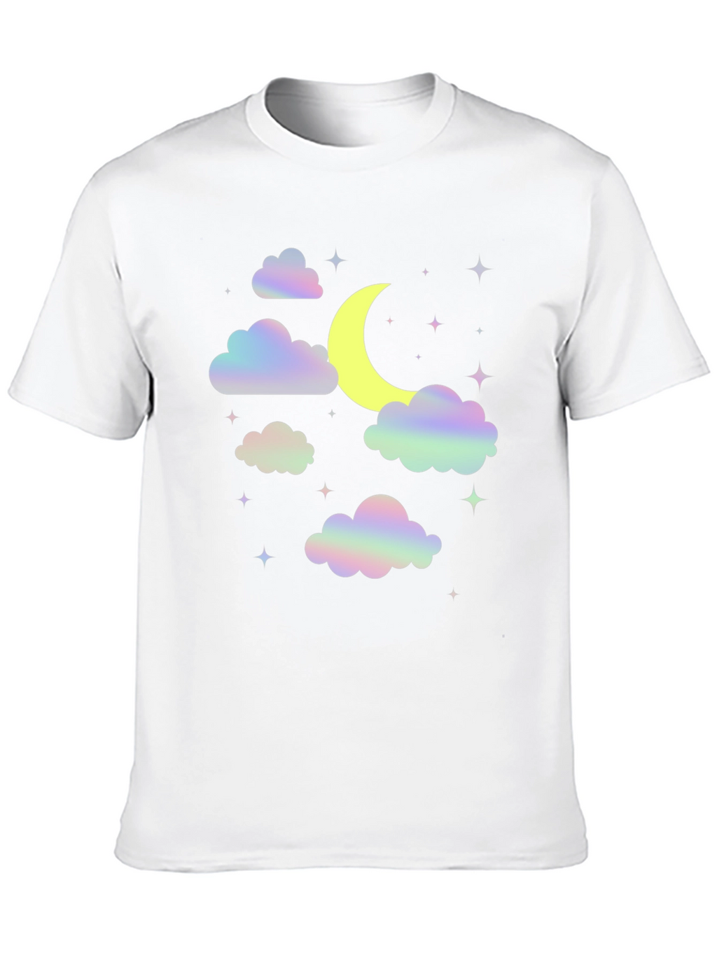 Dreamy Moon & Clouds Graphic Tee