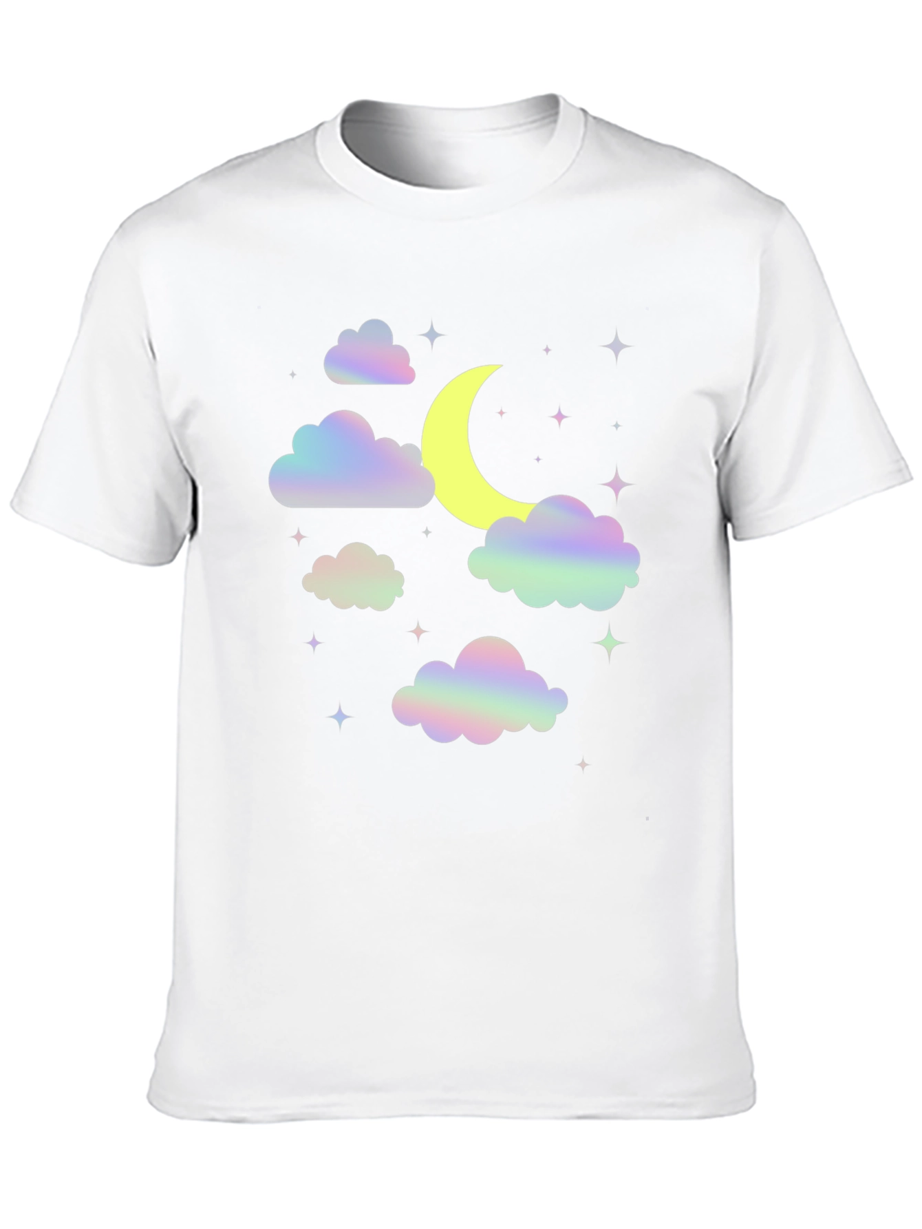 Dreamy Moon & Clouds Graphic Tee