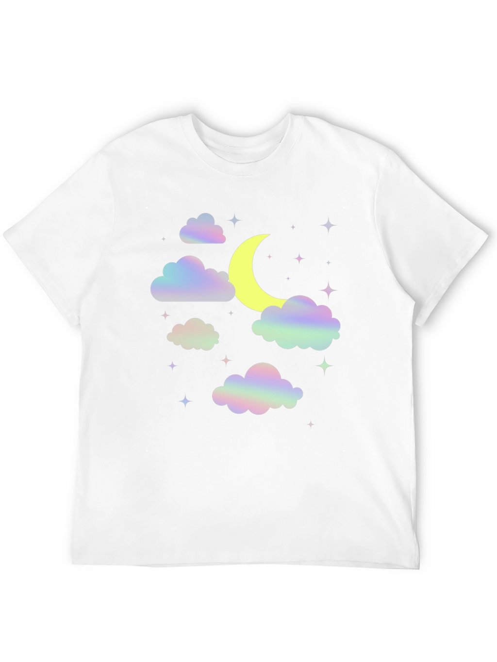 Dreamy Moon & Clouds Graphic Tee