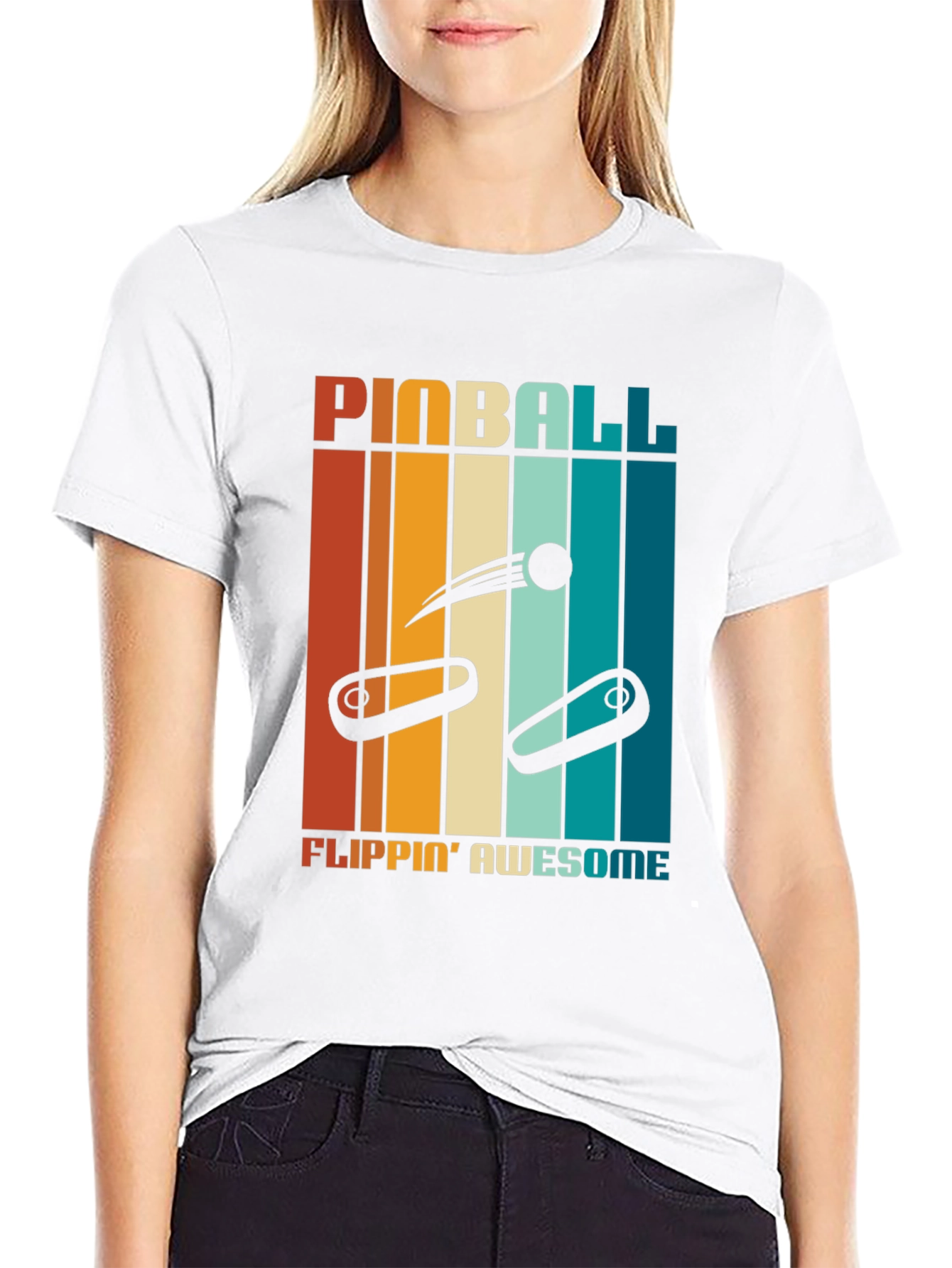 Pinball Flippin Awesome Graphic Tee