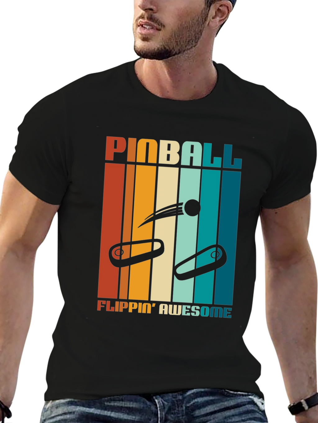 Pinball Flippin Awesome Graphic Tee