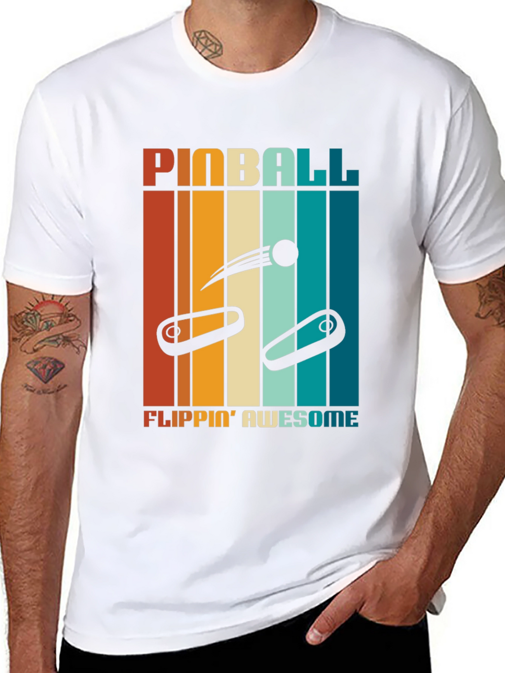 Pinball Flippin Awesome Graphic Tee