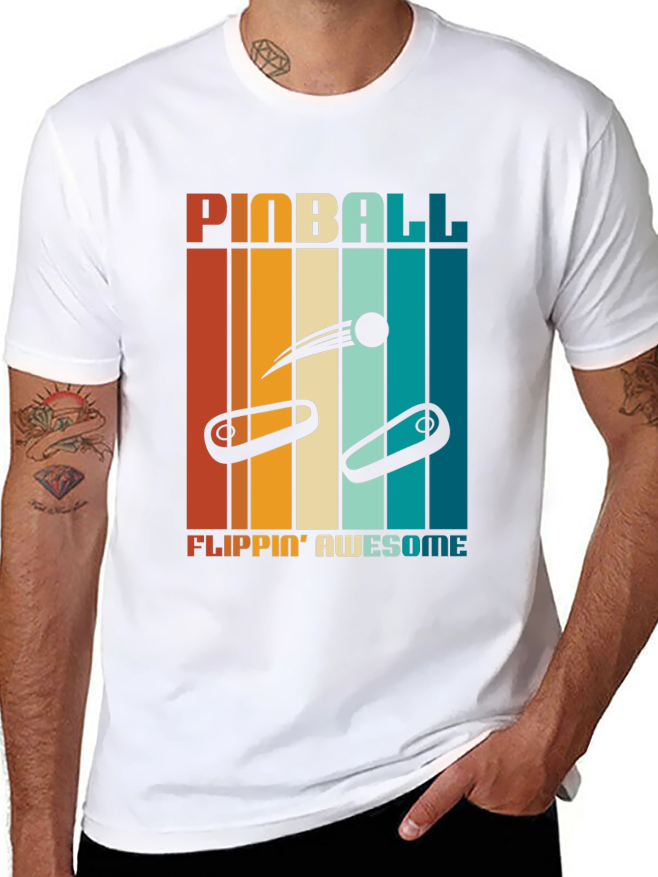 Pinball Flippin Awesome Graphic Tee
