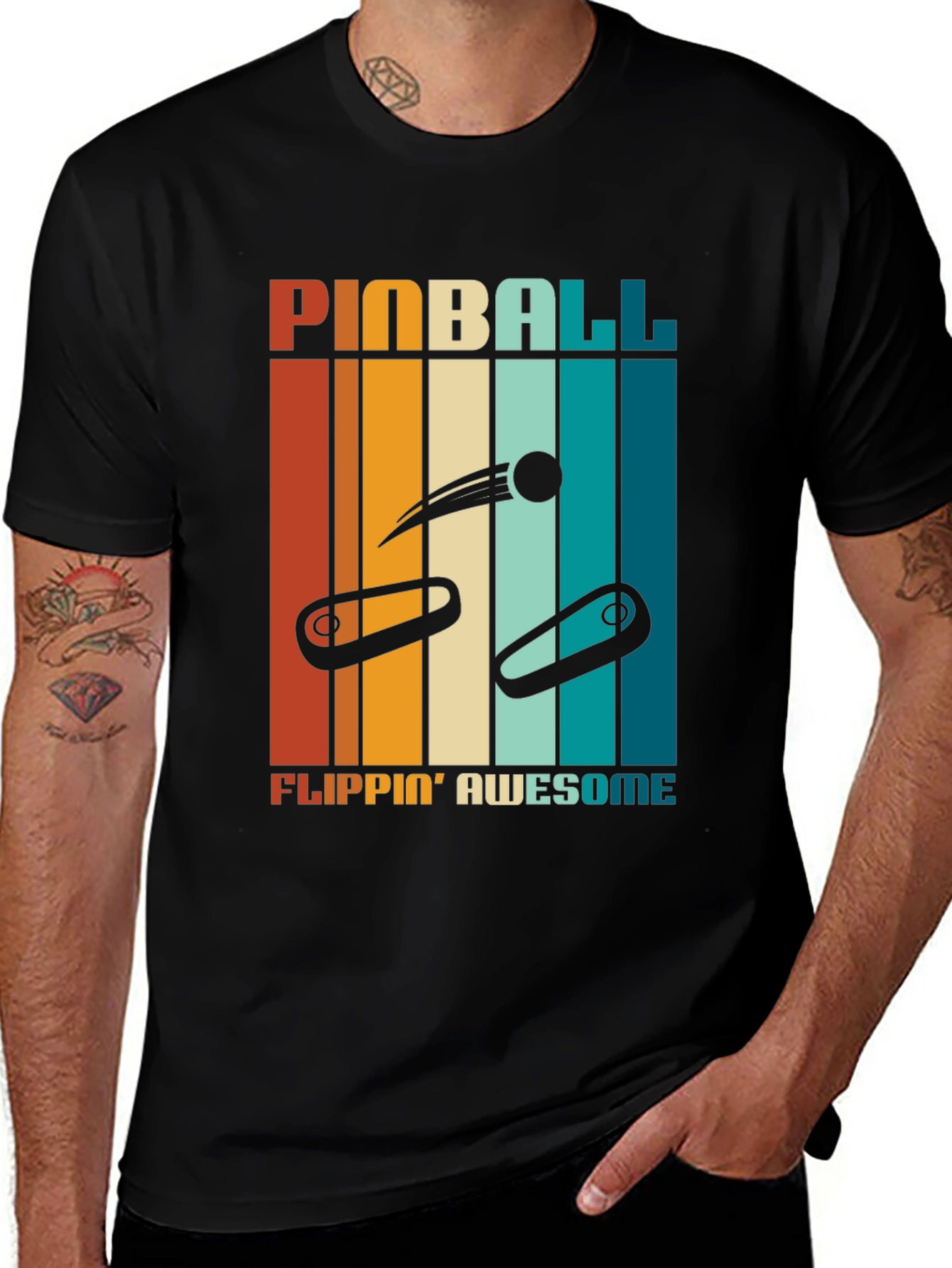 Pinball Flippin Awesome Graphic Tee