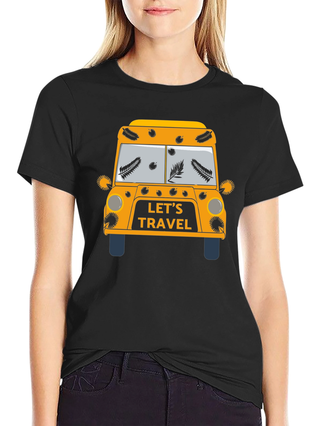 Lets Travel Graphic Tee - Adventure Awaits!