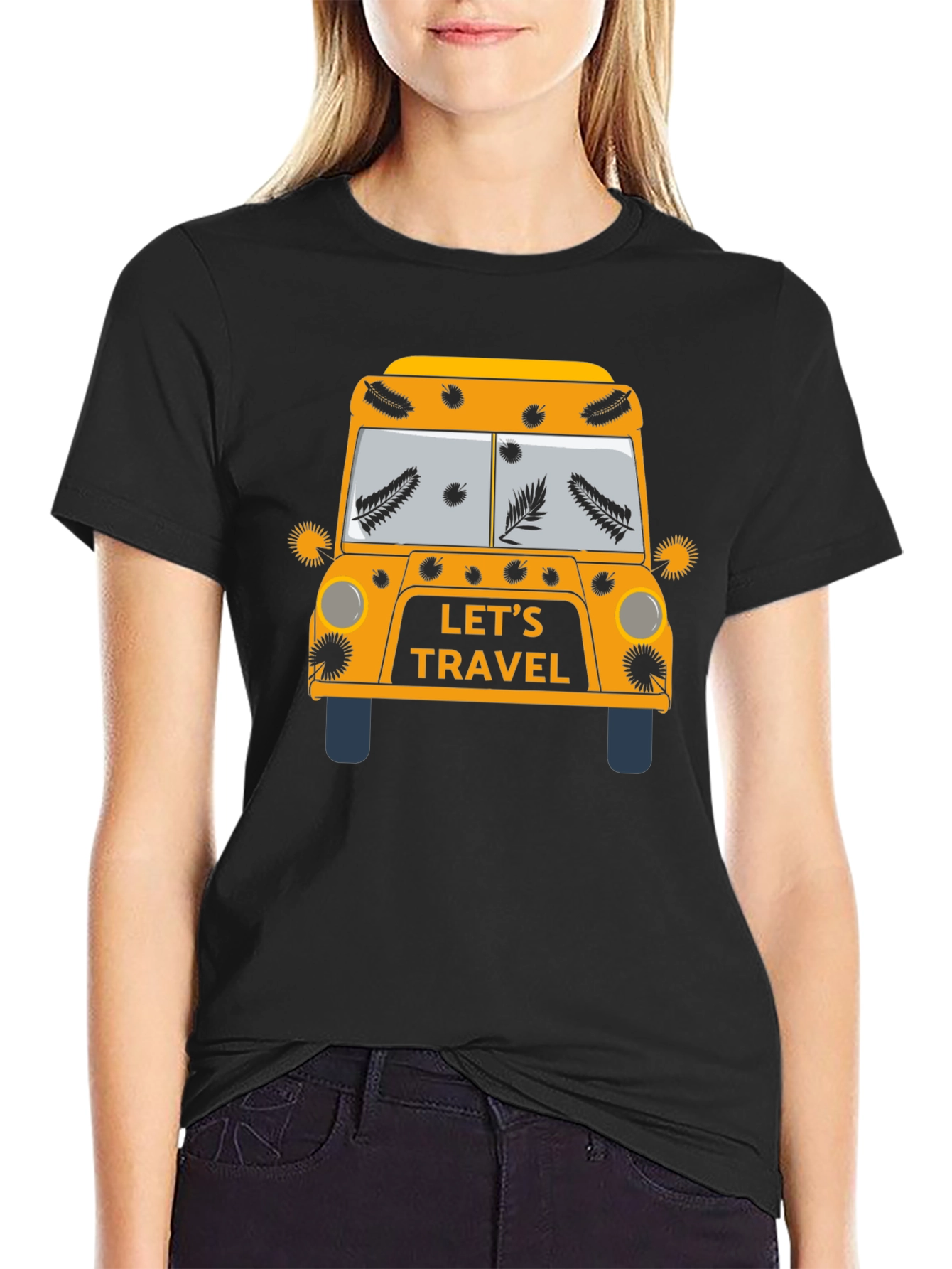 Lets Travel Graphic Tee - Adventure Awaits!