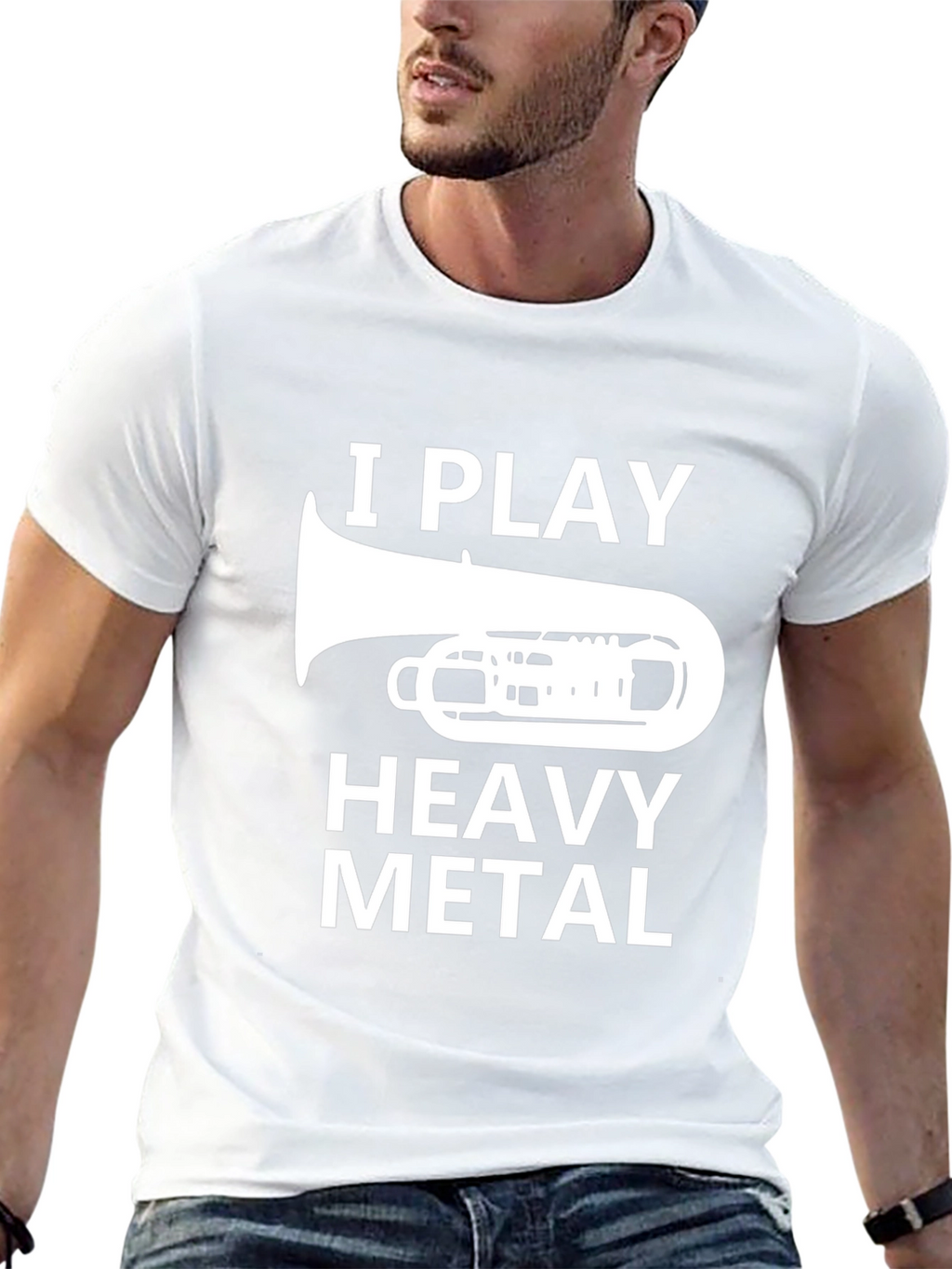 I Play Heavy Metal T-Shirt - Funny Band Tee