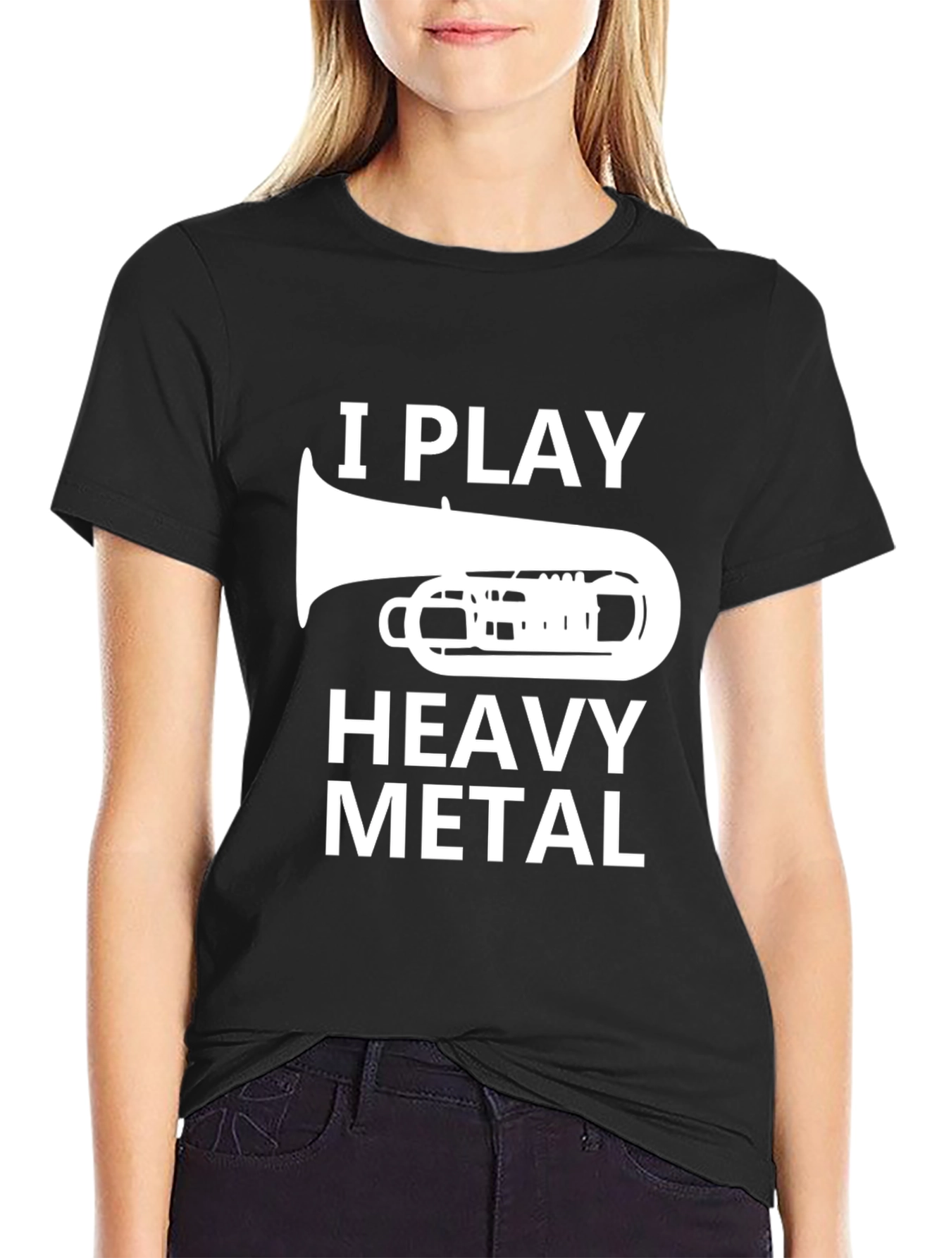 I Play Heavy Metal T-Shirt - Funny Band Tee