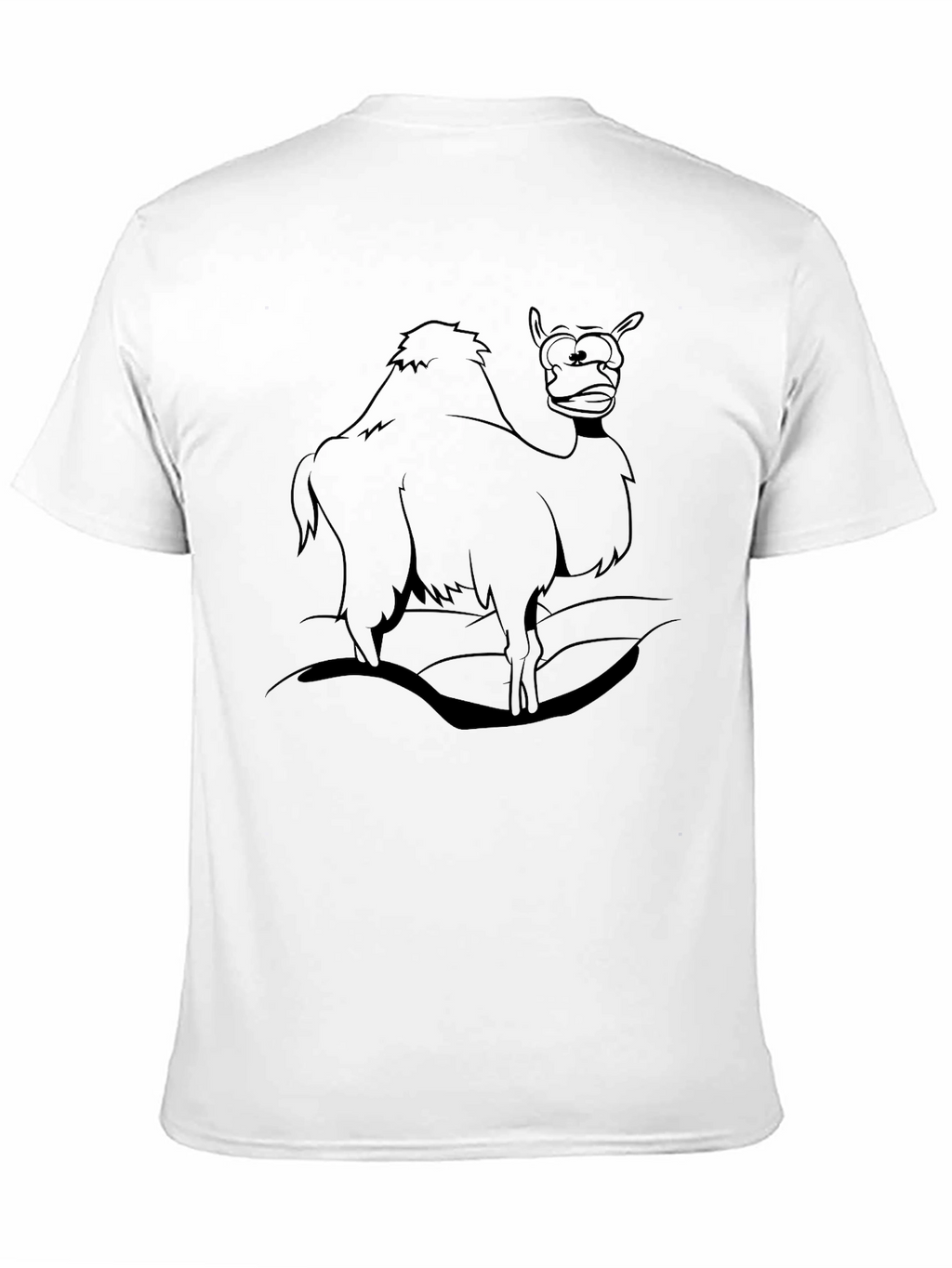 Camel Cartoon Graphic T-Shirt