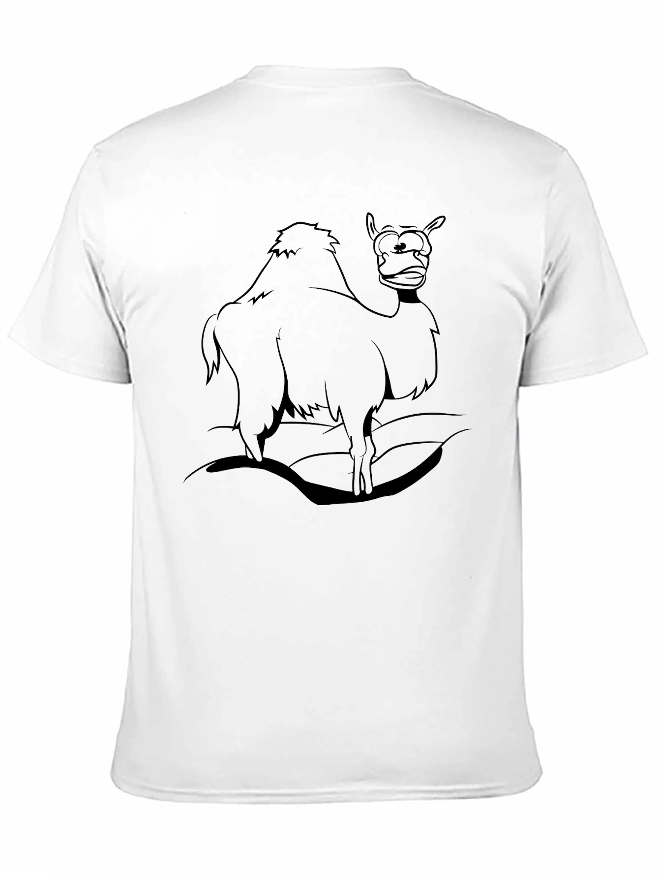 Camel Cartoon Graphic T-Shirt
