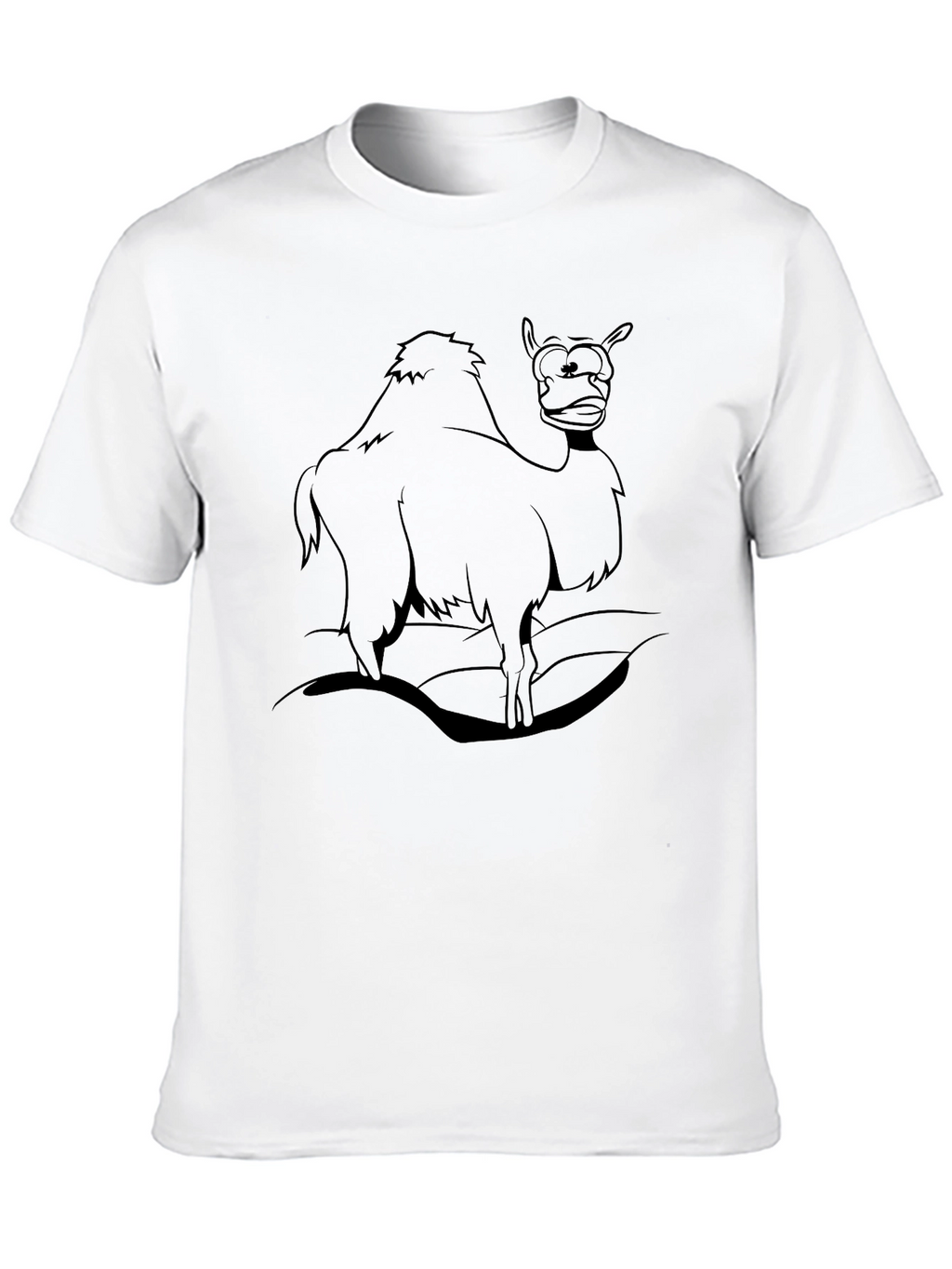 Camel Cartoon Graphic T-Shirt