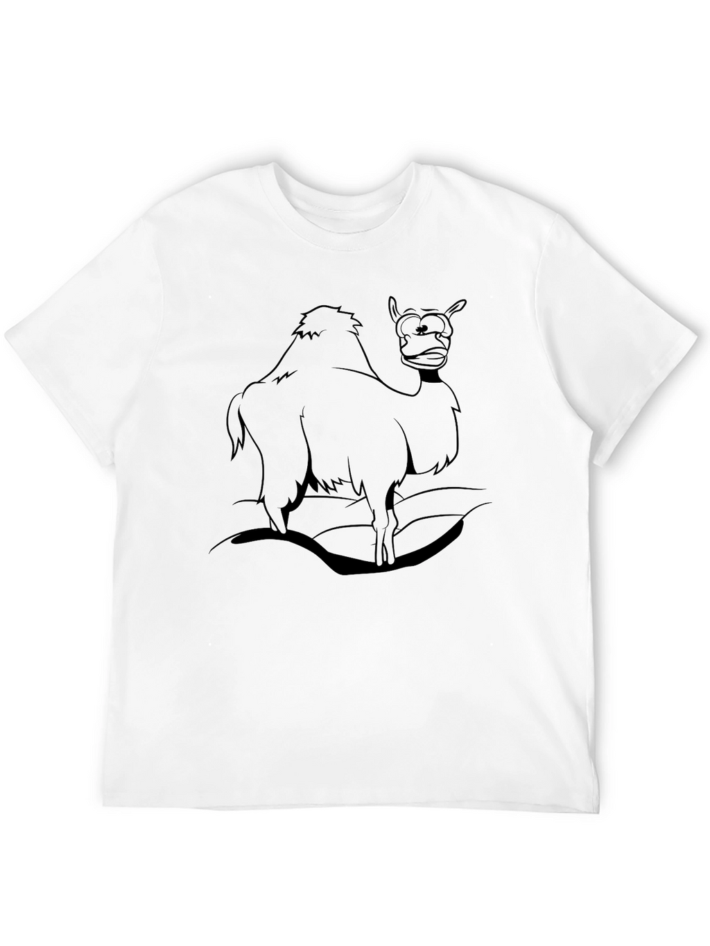 Camel Cartoon Graphic T-Shirt
