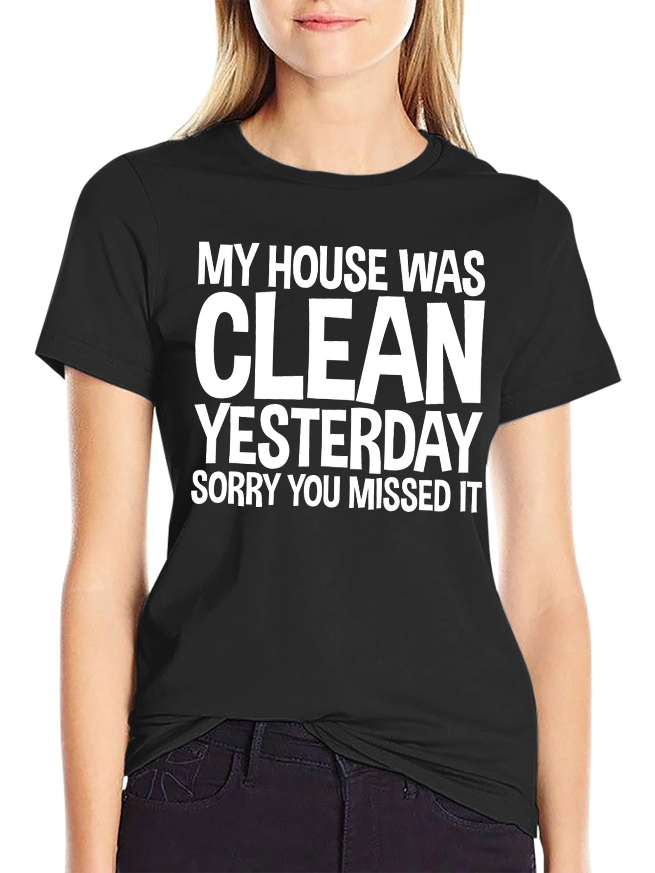 Funny Clean Yesterday Graphic Tee