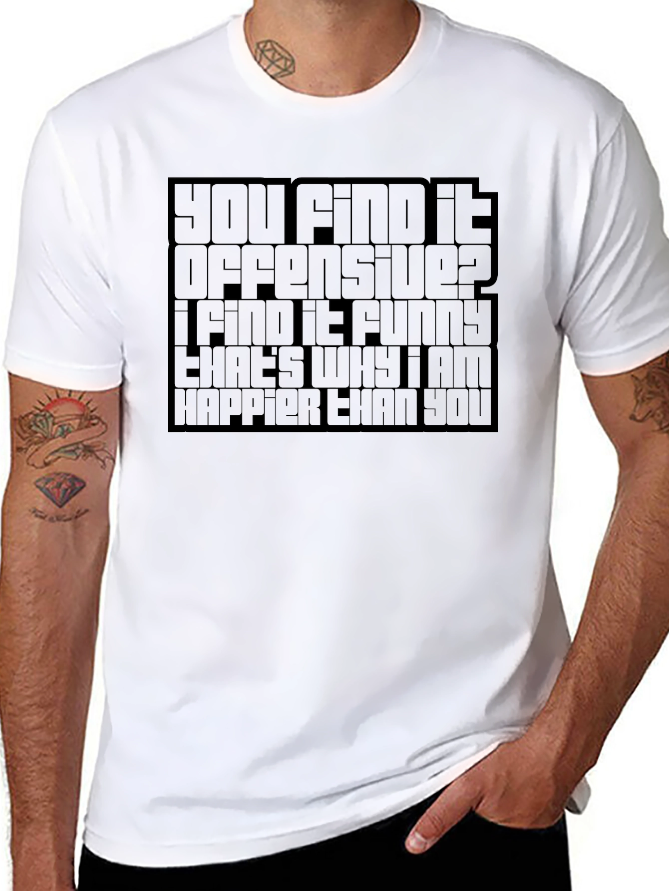 Offensive Humor Graphic T-Shirt