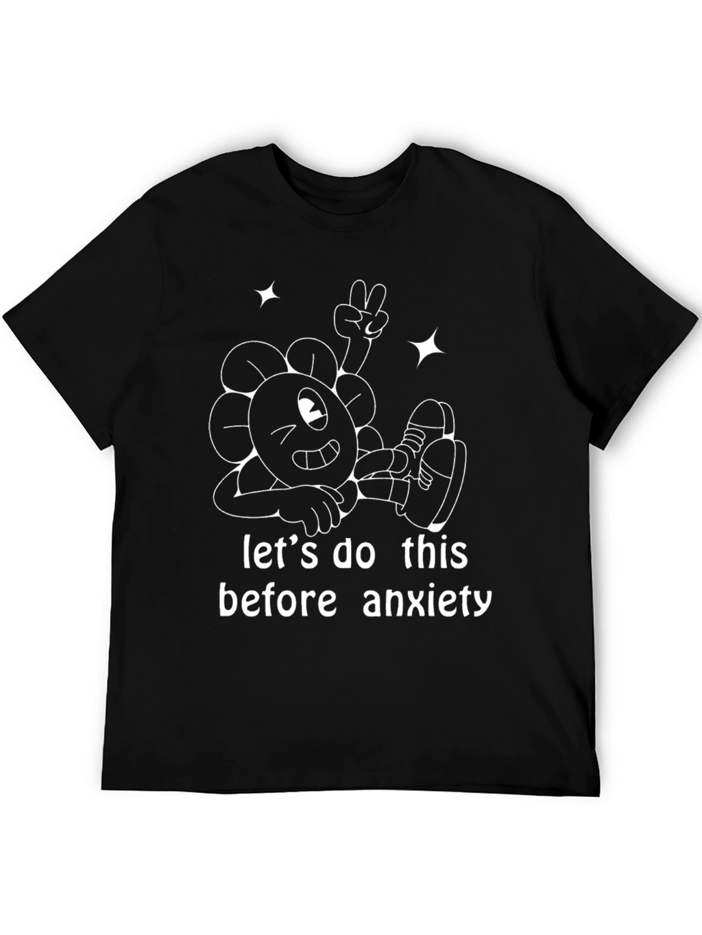 Lets Do This Black Graphic Tee