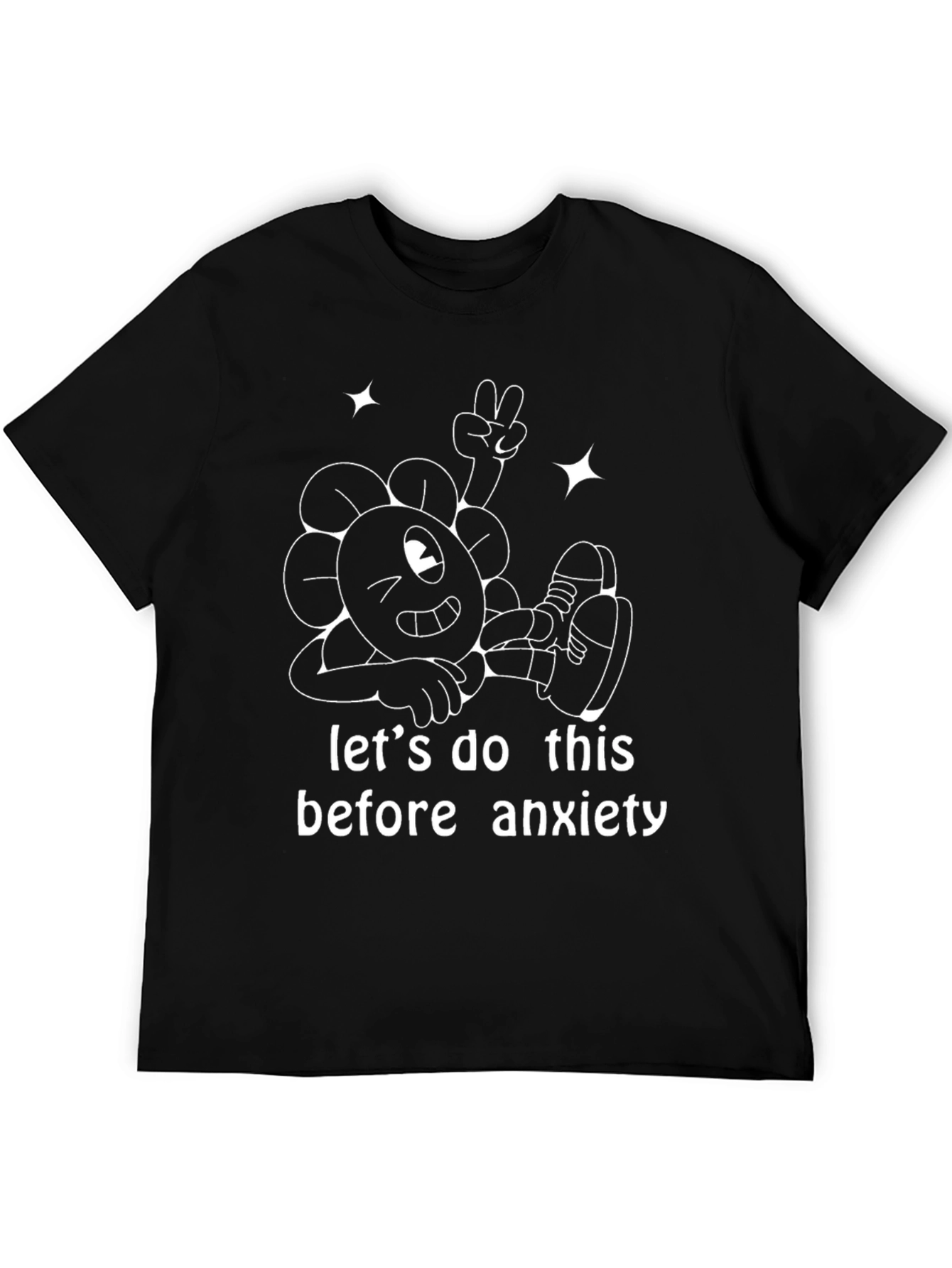 Lets Do This Black Graphic Tee