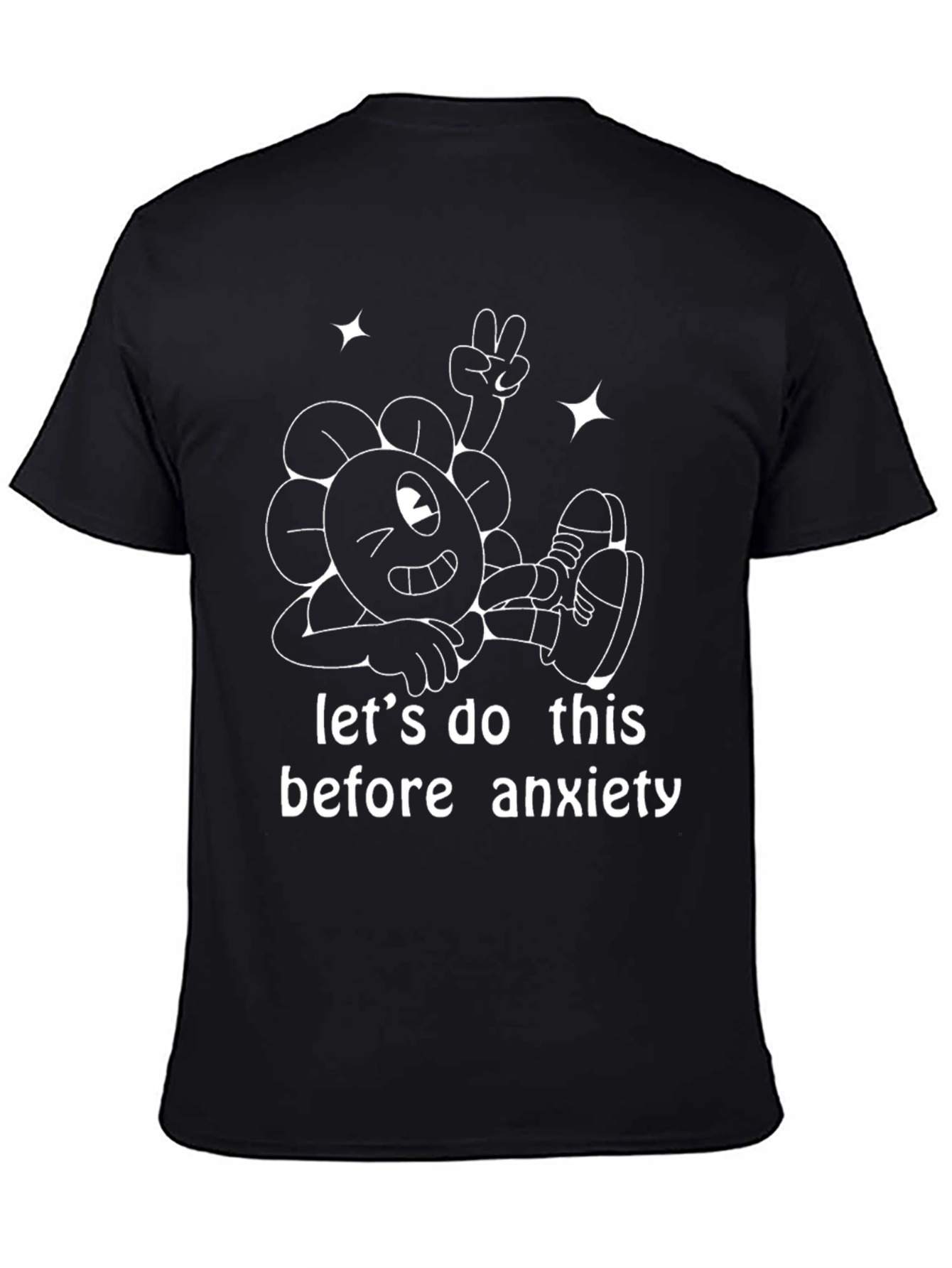Lets Do This Black Graphic Tee