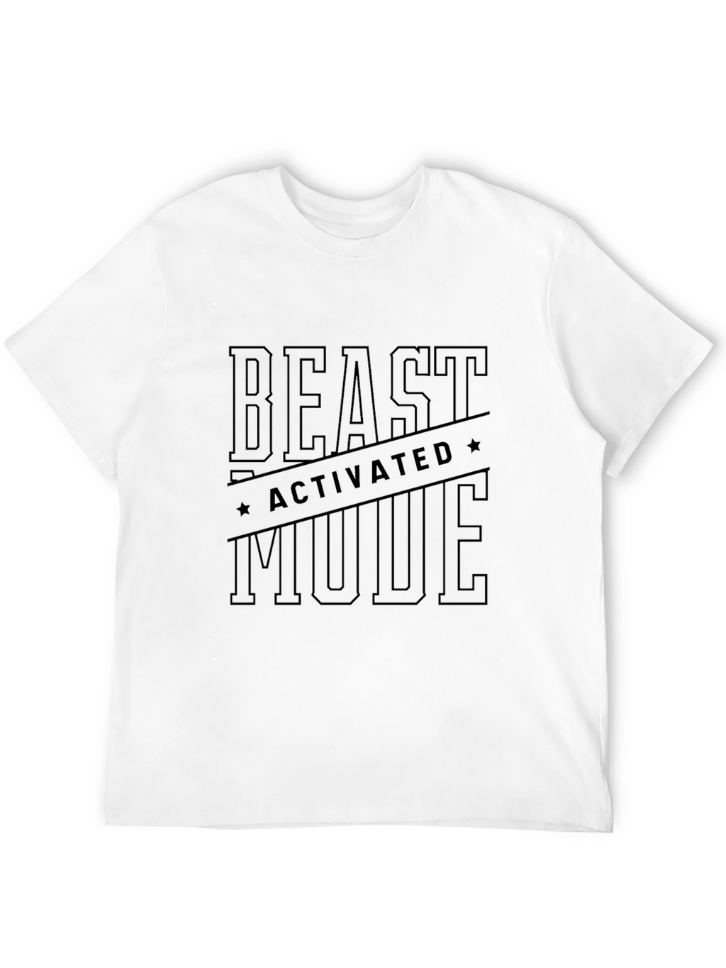 Beast Mode Activated Mens Black T-Shirt