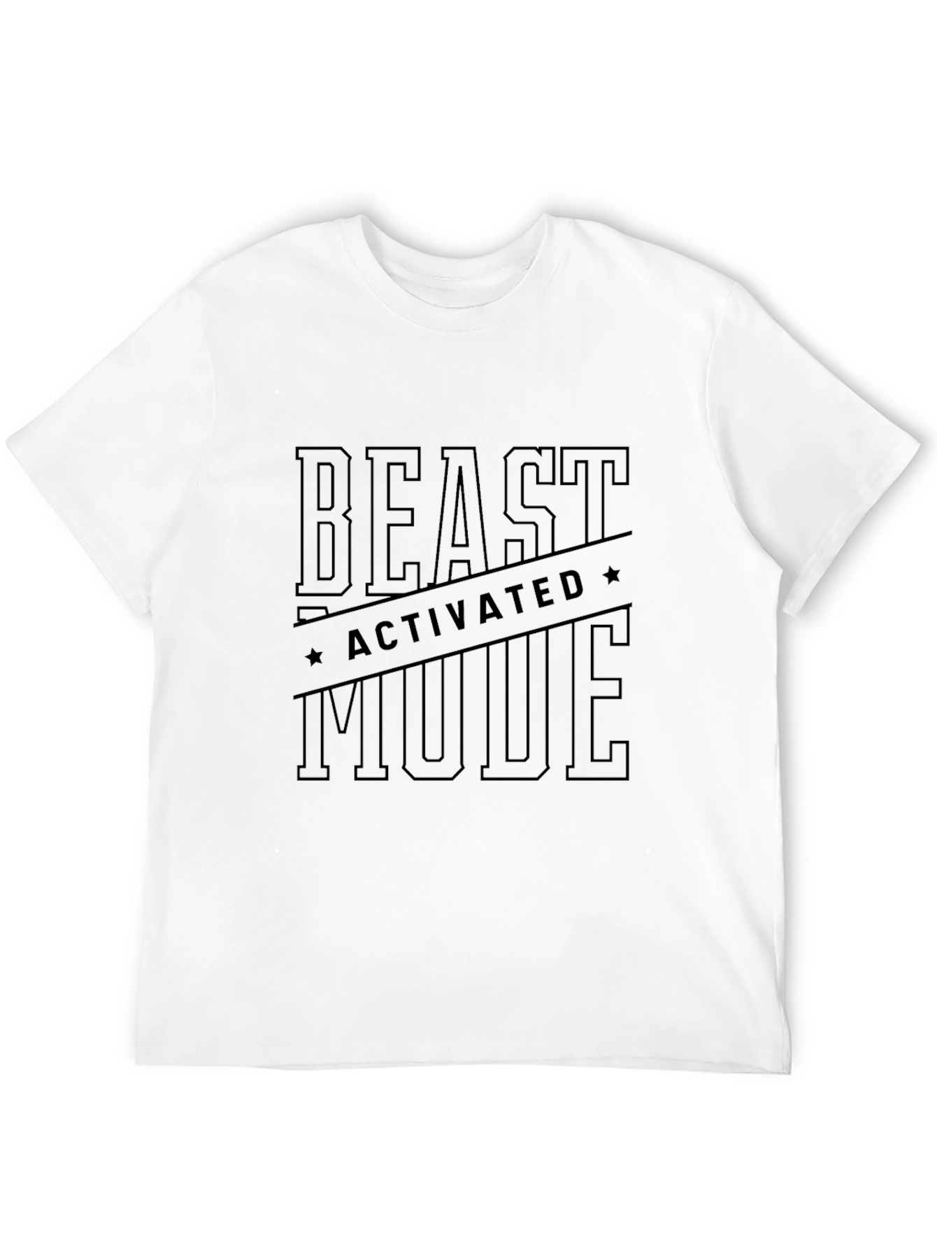 Beast Mode Activated Mens Black T-Shirt