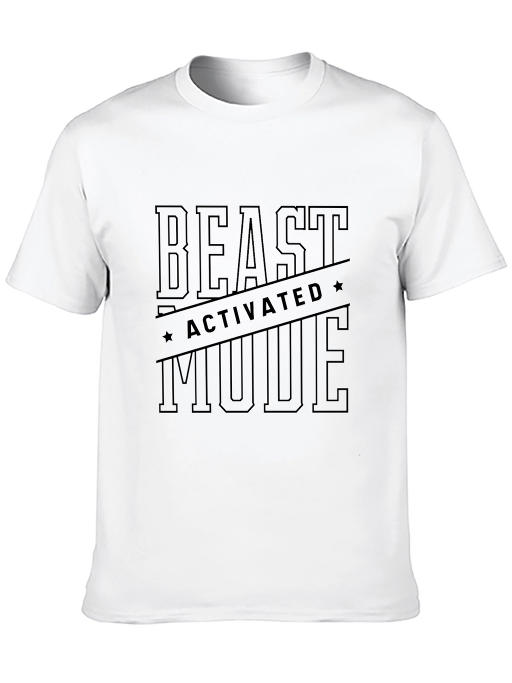 Beast Mode Activated Mens Black T-Shirt
