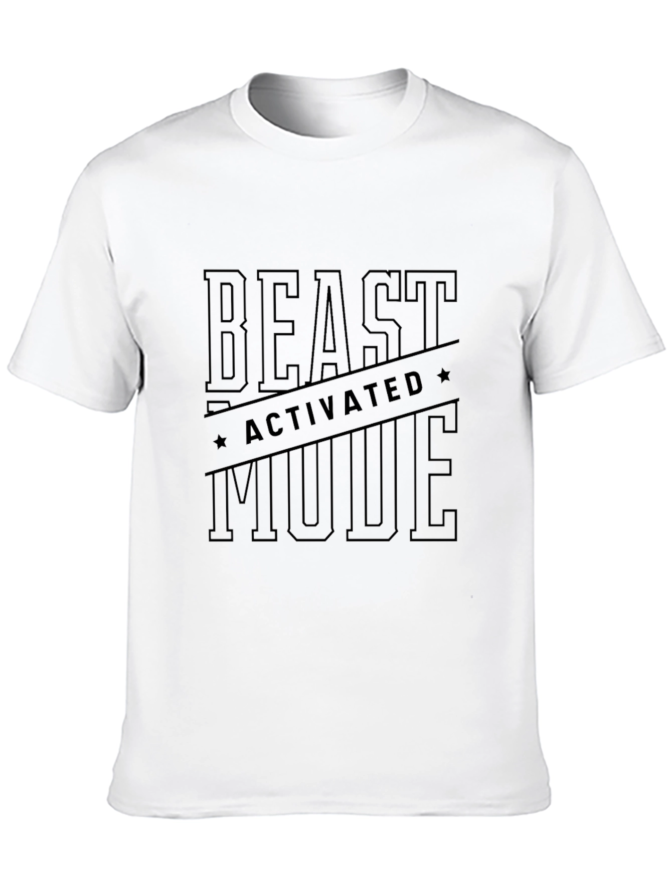Beast Mode Activated Mens Black T-Shirt