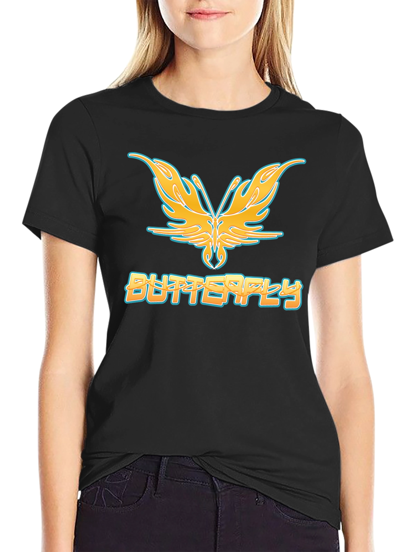 Butterfly Graphic Tee - Unique Design