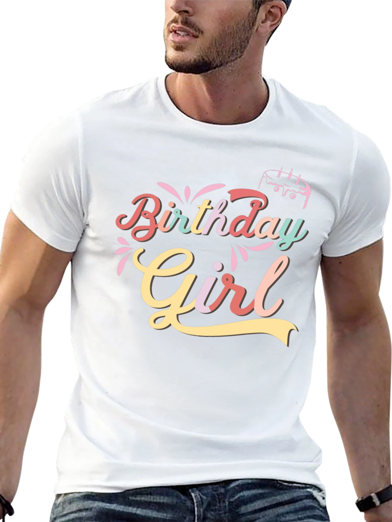 Birthday Girl Graphic Tee - Stylish Party Shirt