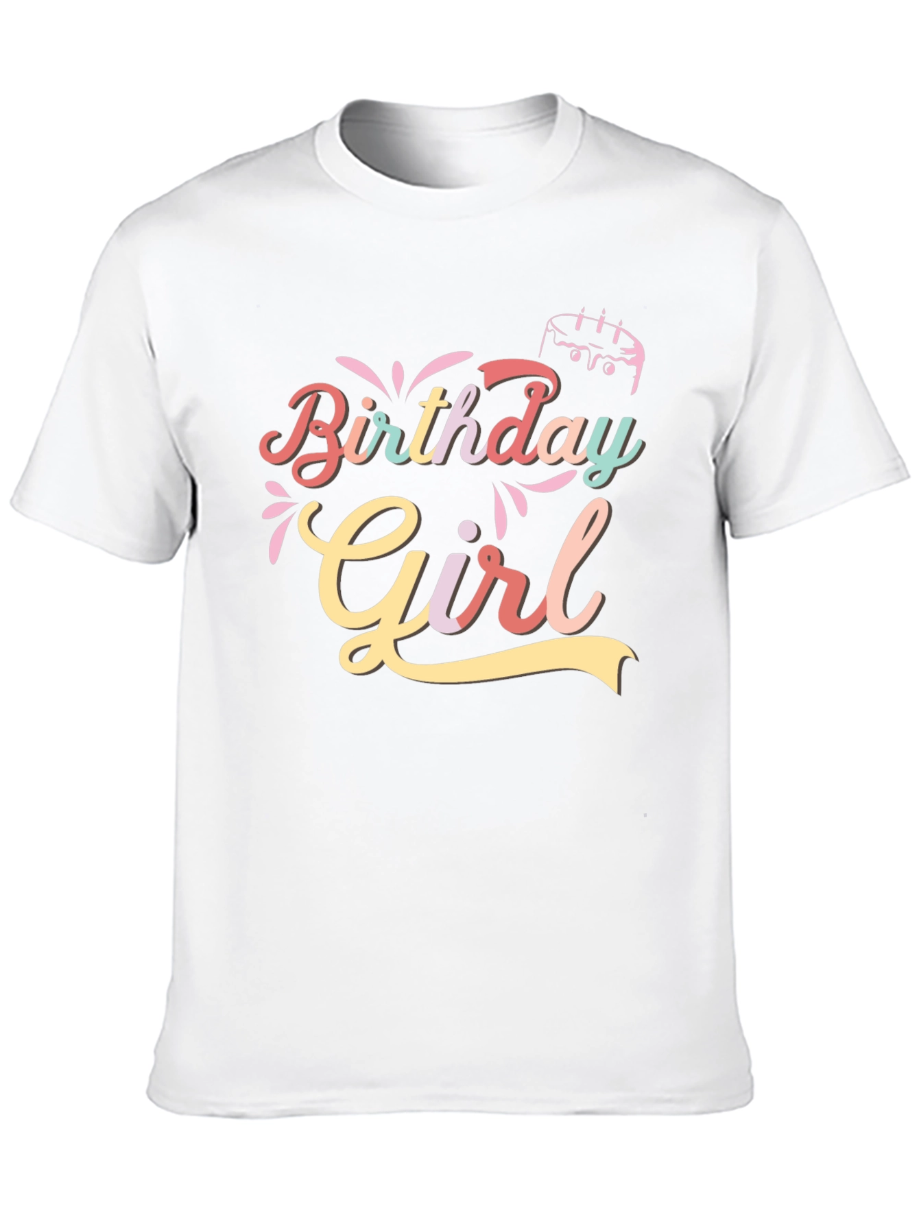 Birthday Girl Graphic Tee - Stylish Party Shirt
